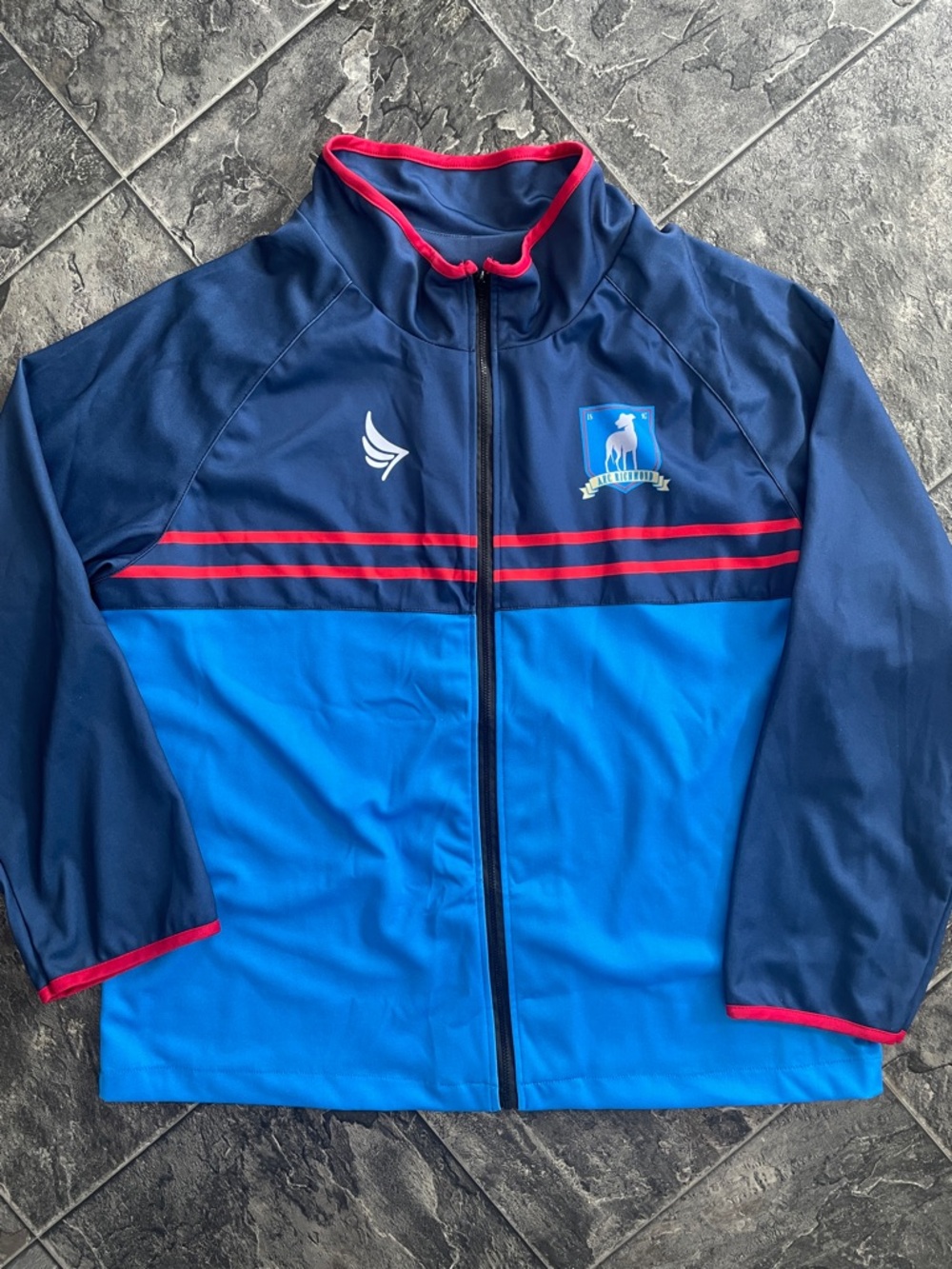 TED LASSO Authentic Athletic Sporty Football Soccer Costume Fun Track Jacket ⚽️